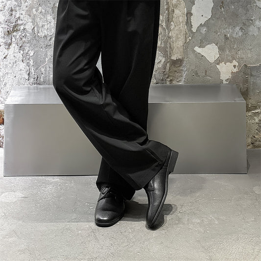 Men's Business Formal Leisure Wedding Height Increasing Insole Men's Casual Leather Shoes
