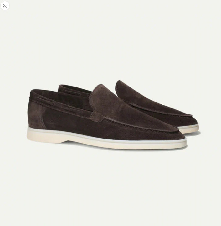 Men's Beef Tendon Soft Bottom Slip-on Driving Loafers/doug Shoes