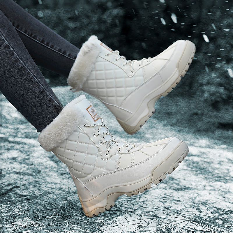 Women's Winter Plush Insulated Comfortable Sports Outdoor Snow Boots