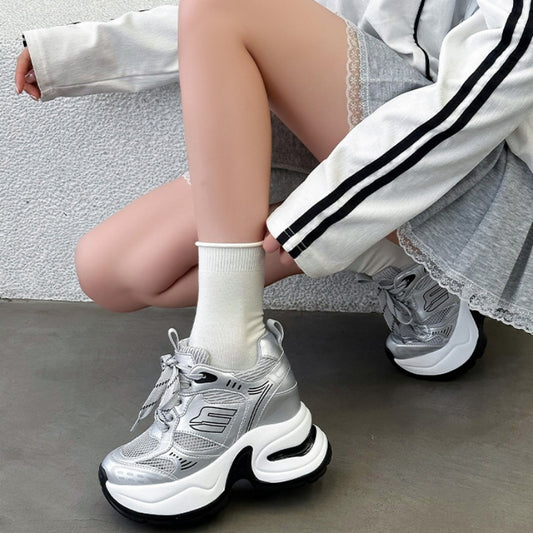 Women's Height Increasing Insole Dad Spring Platform Women's Sports Shoes