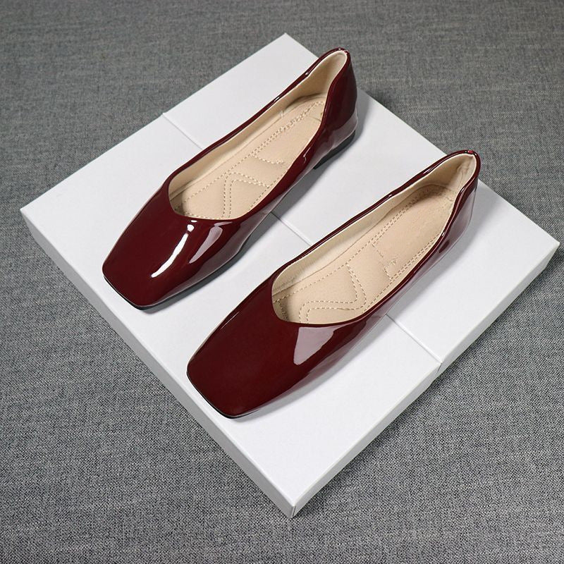 Women's Flat Spring Festival Evening Wind Gentle Shallow Casual Shoes