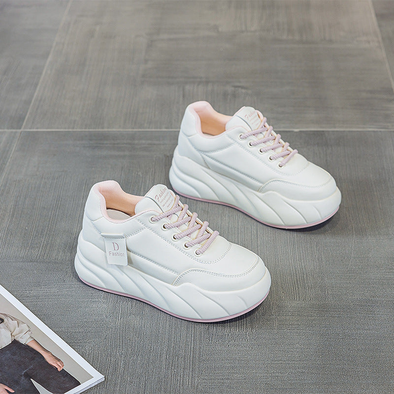 Women's Bread Platform Hidden White Fashion Women's Shoes