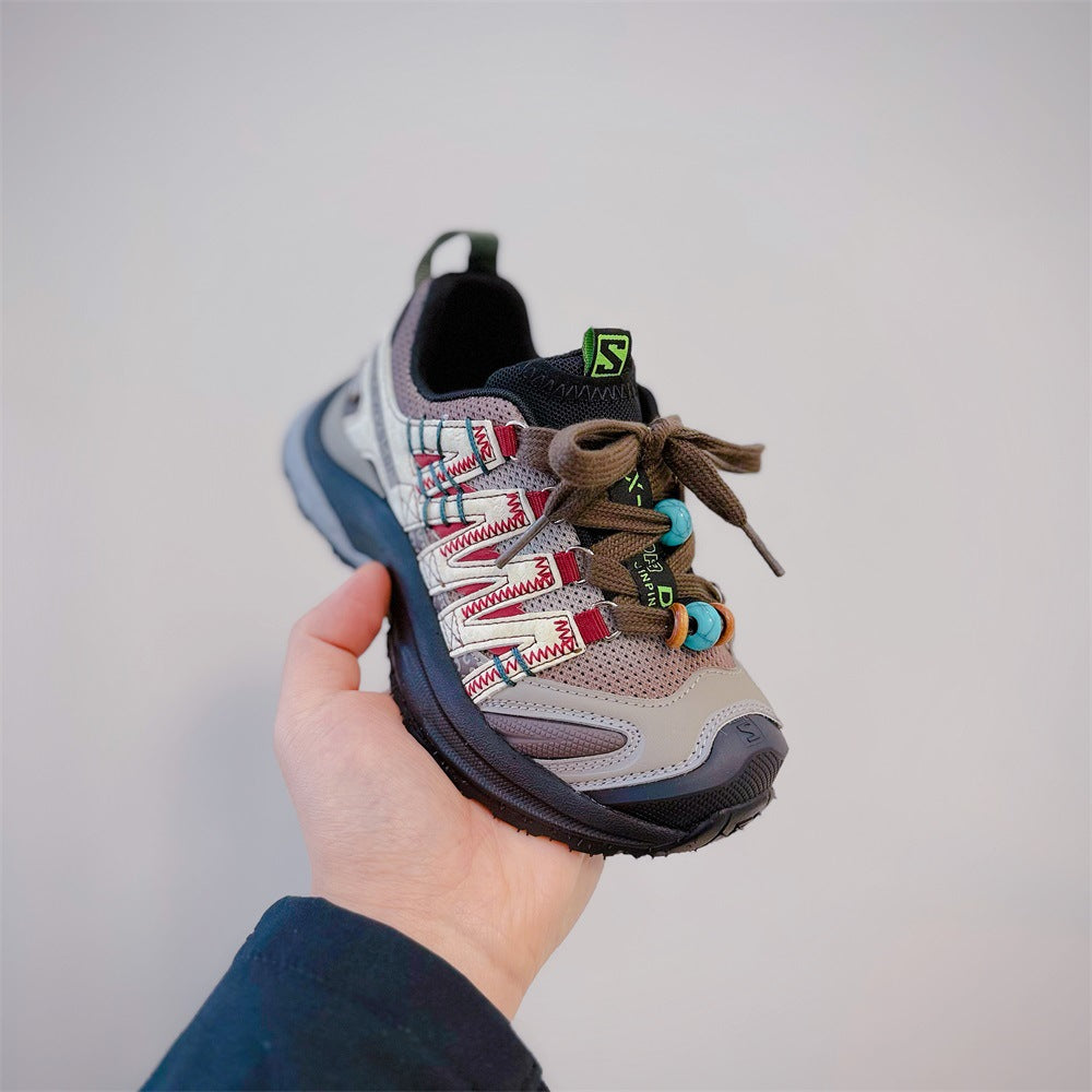 Children's Spring Fashion Trendy Style Korean Western Children's Sports Shoes