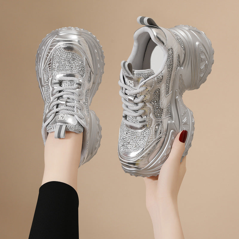 Women's For Light Luxury Super Thick Bottom Casual Shoes