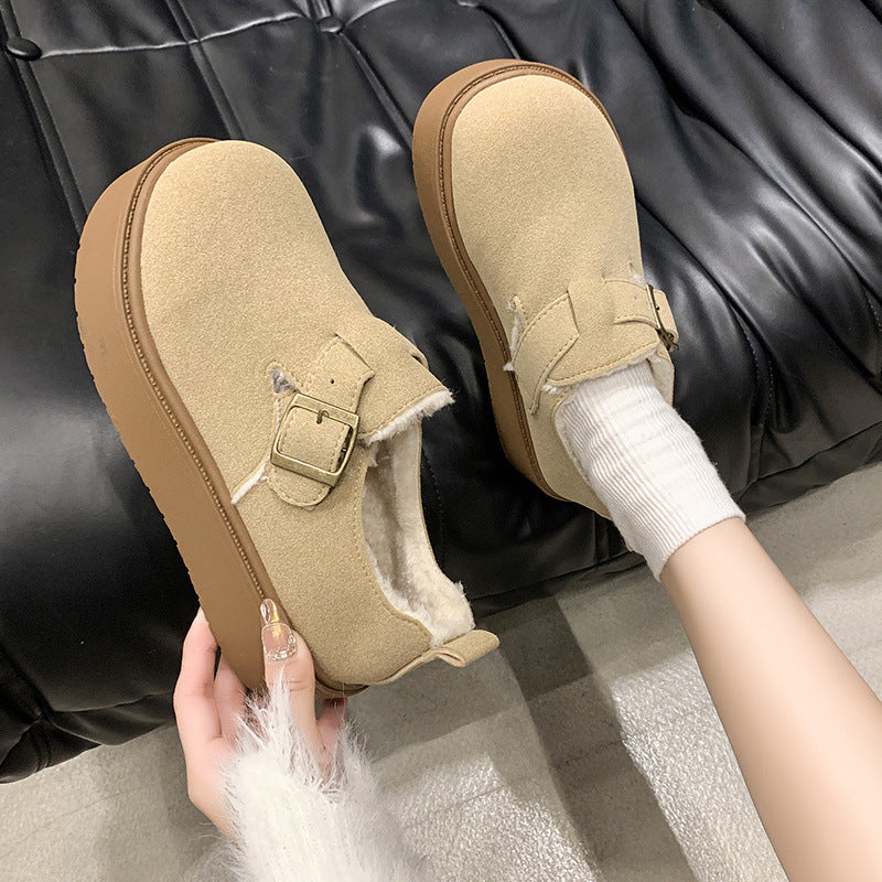 Women's Fashion Platform Autumn Height Increasing Retro Casual Shoes