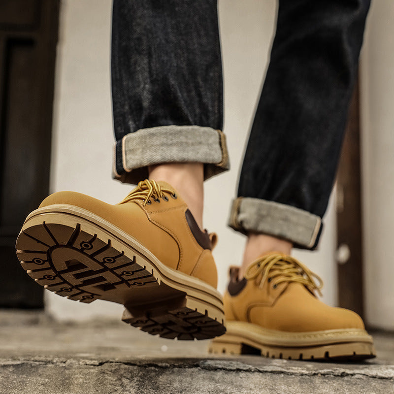 Men's Autumn Martin British Style Ankle Classic Retro Men's Shoes