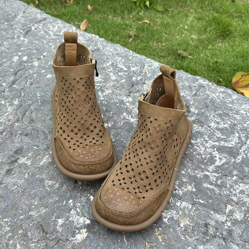 Women's Fashion Vintage Soft Bottom Round Toe Casual Shoes