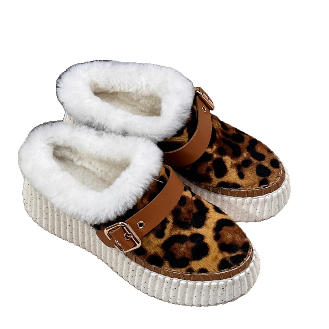 Women's Thick-soled Platform Small Height Increased Handmade Sneakers