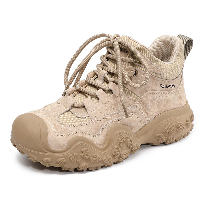 Women's Mountaineering Short British Style Martin Women's Leather Boots