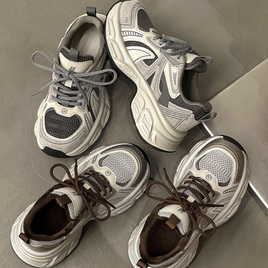 Women's Thick-soled Small Elevator Wild Clunky Sneakers