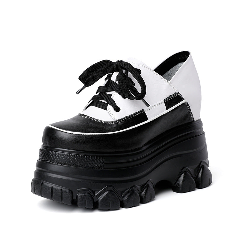 Women's Dad Autumn Korean Small Height Increasing Super Sneakers