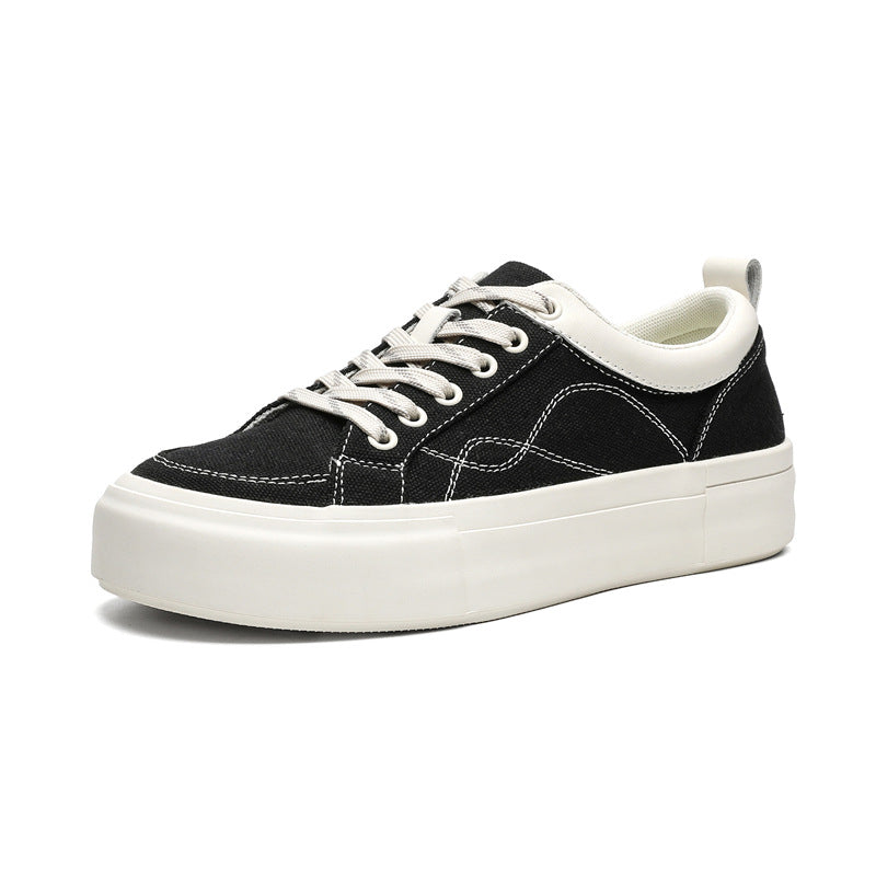 Men's Spring Trendy Breathable Cloth Sports Niche Sneakers