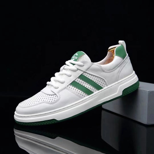 Men's Summer Stylish White Mesh Surface Hollowed Men's Shoes