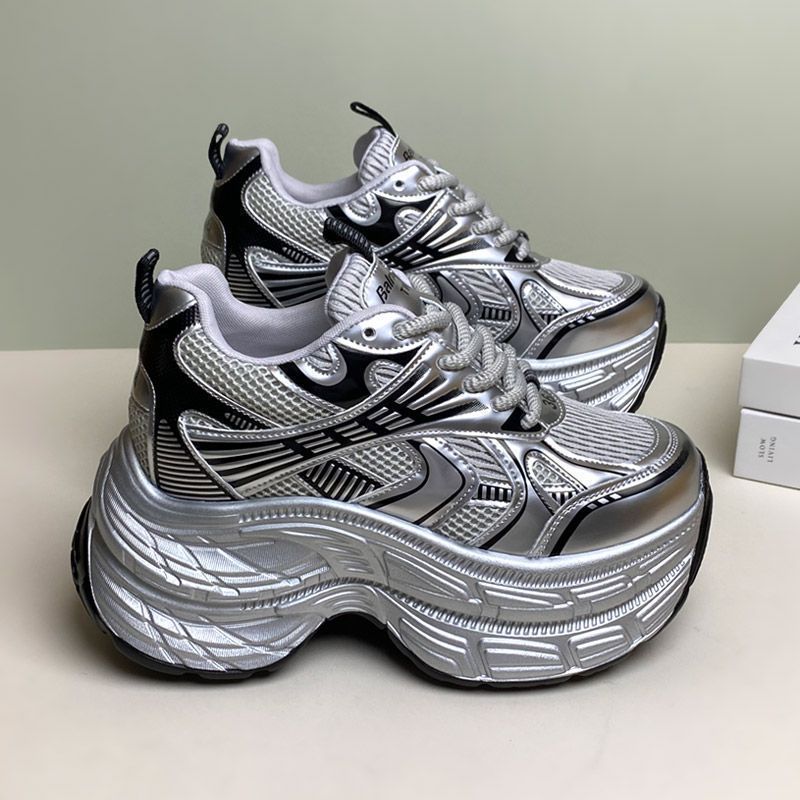 Women's Height Increasing Insole Dad Autumn Sier Women's Sports Shoes