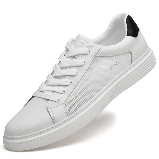 Men's Size Business Comfortable Cowhide Surface Stitching Bottom Durable Men's Board Shoes
