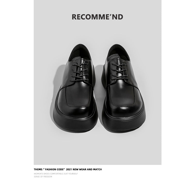 Women's British Style Big Toe Pumps Genuine Women's Shoes