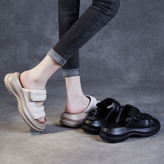Women's Outdoor Wear Feeling Muffin Open Toe Slippers