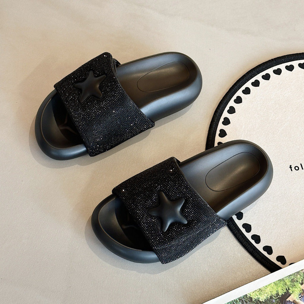 Women's Style Fashion Platform Height Increasing Happy Sandals