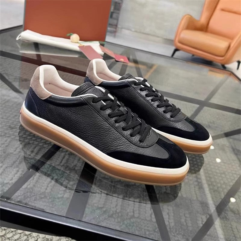 Men's Genuine Retro German Training Fashion Sports Breathable Suede Sneakers