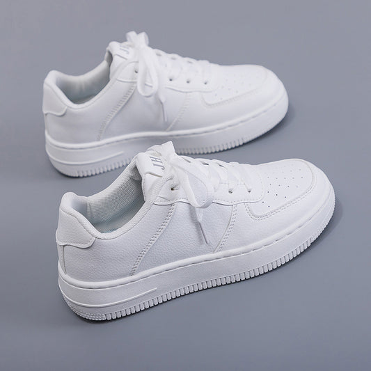 Women's White For Summer Versatile Breathable Sports Sneakers