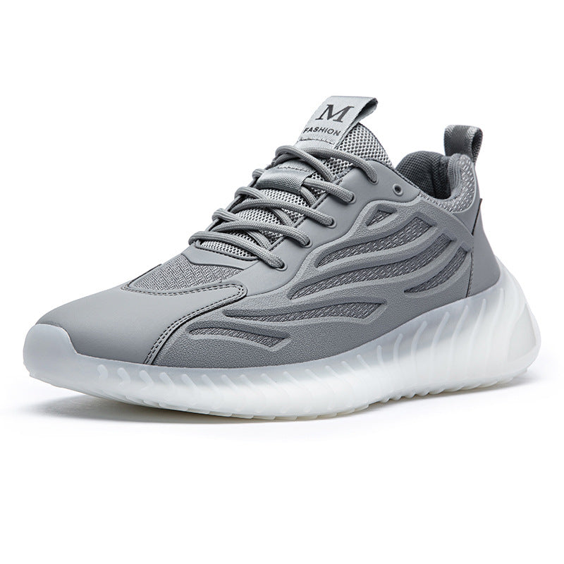 Men's Bottom Light Running Korean Style Thick Sneakers