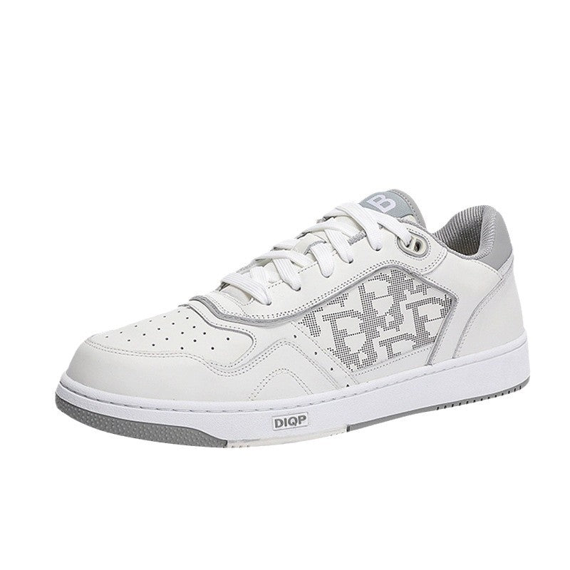 Women's Fashion Home White Letter Jacquard Sneakers