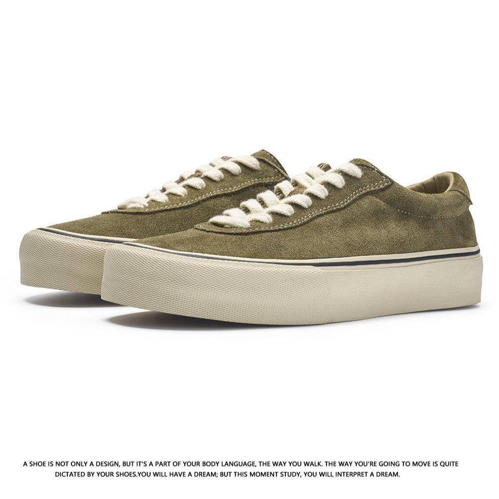 Men's Thick Bottom Breathable Heightened Easy Wear Low Men's Board Shoes