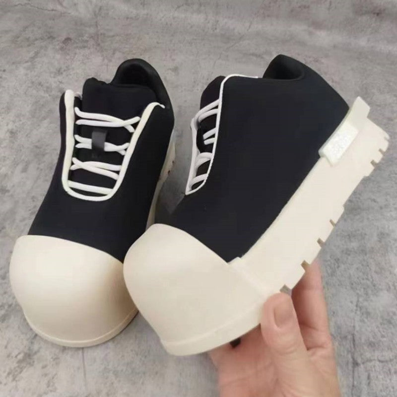 Female Couple Ugly Cute Bread Superstar Foundation Sneakers