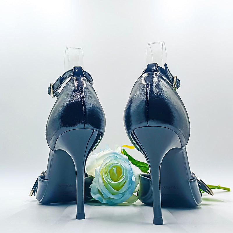 Women's Style Elegant Retro Word With Pointed Toe High Stiletto Women's Fashion Shoes