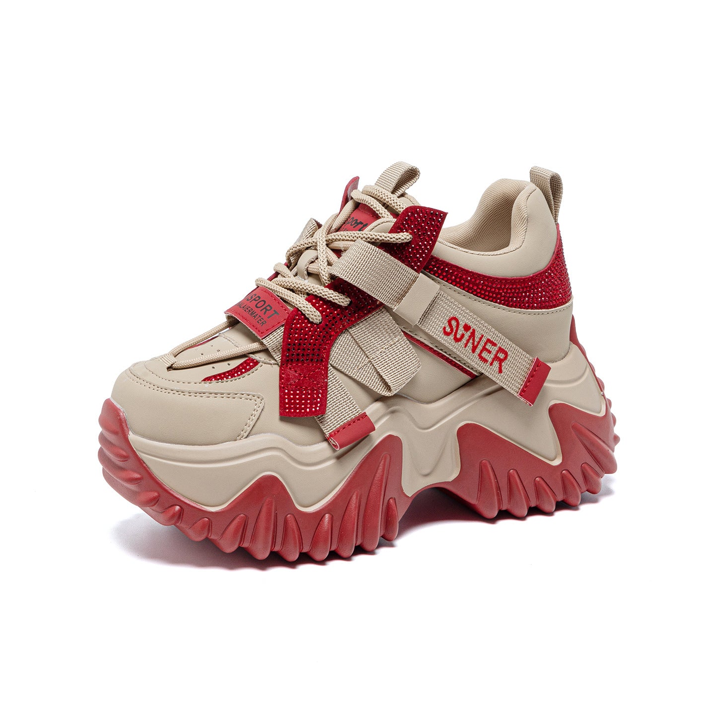 Women's Thick Bottom Height Increasing Insole Dad Men's Shoes