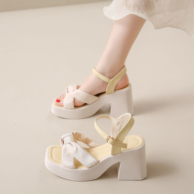 Women's Chunky Fashion Summer Trendy Fairy Style With Sandals