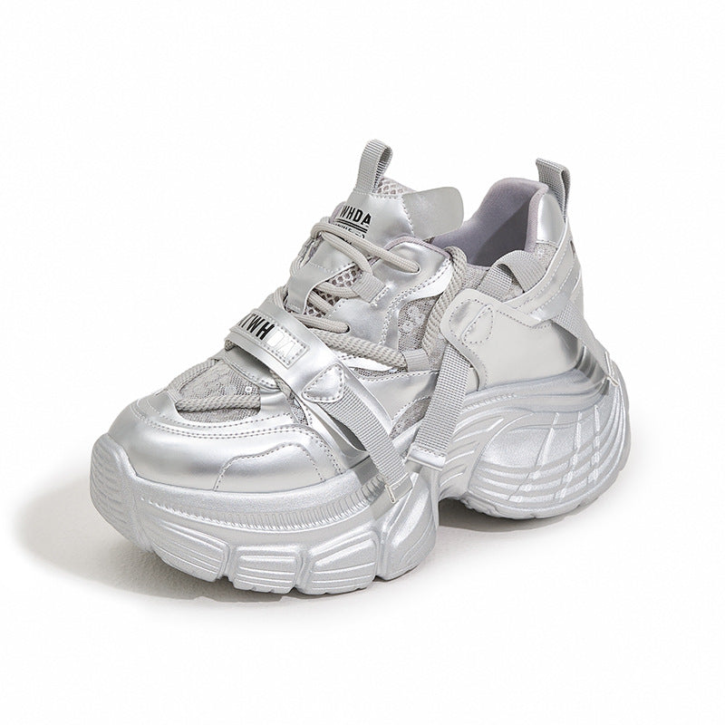 Women's Dad Summer Versatile Trendy Hollow Mesh Surface Sneakers