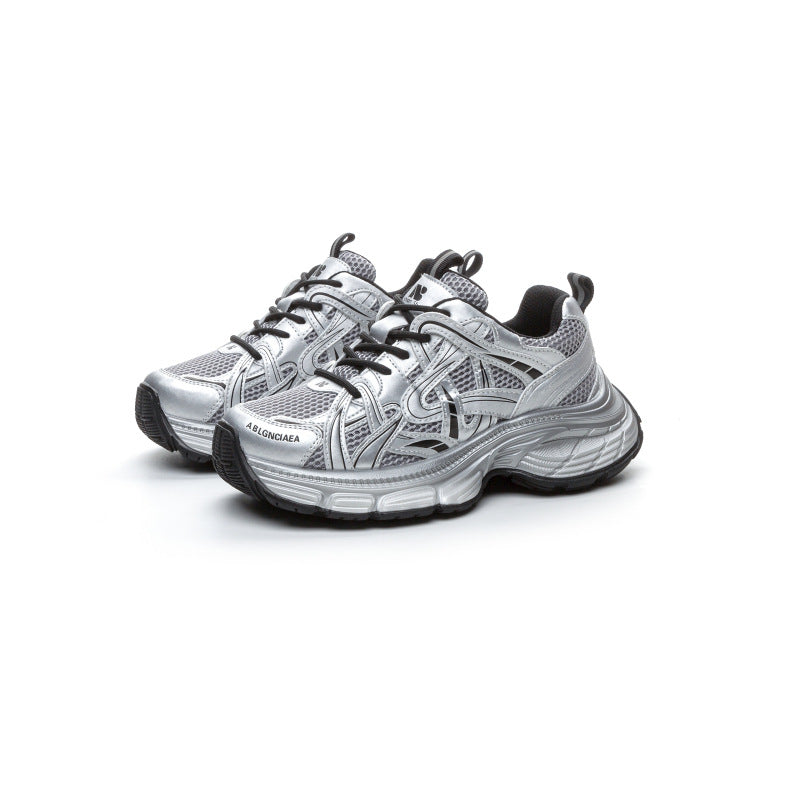 Women's Dad Spring Thick Bottom Jogging Pumps Plus Women's Sports Shoes
