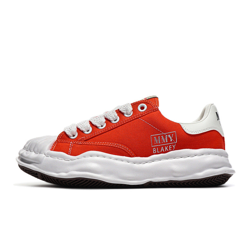 Dissoed Lovers Large Size Height Increasing Canvas Shoes