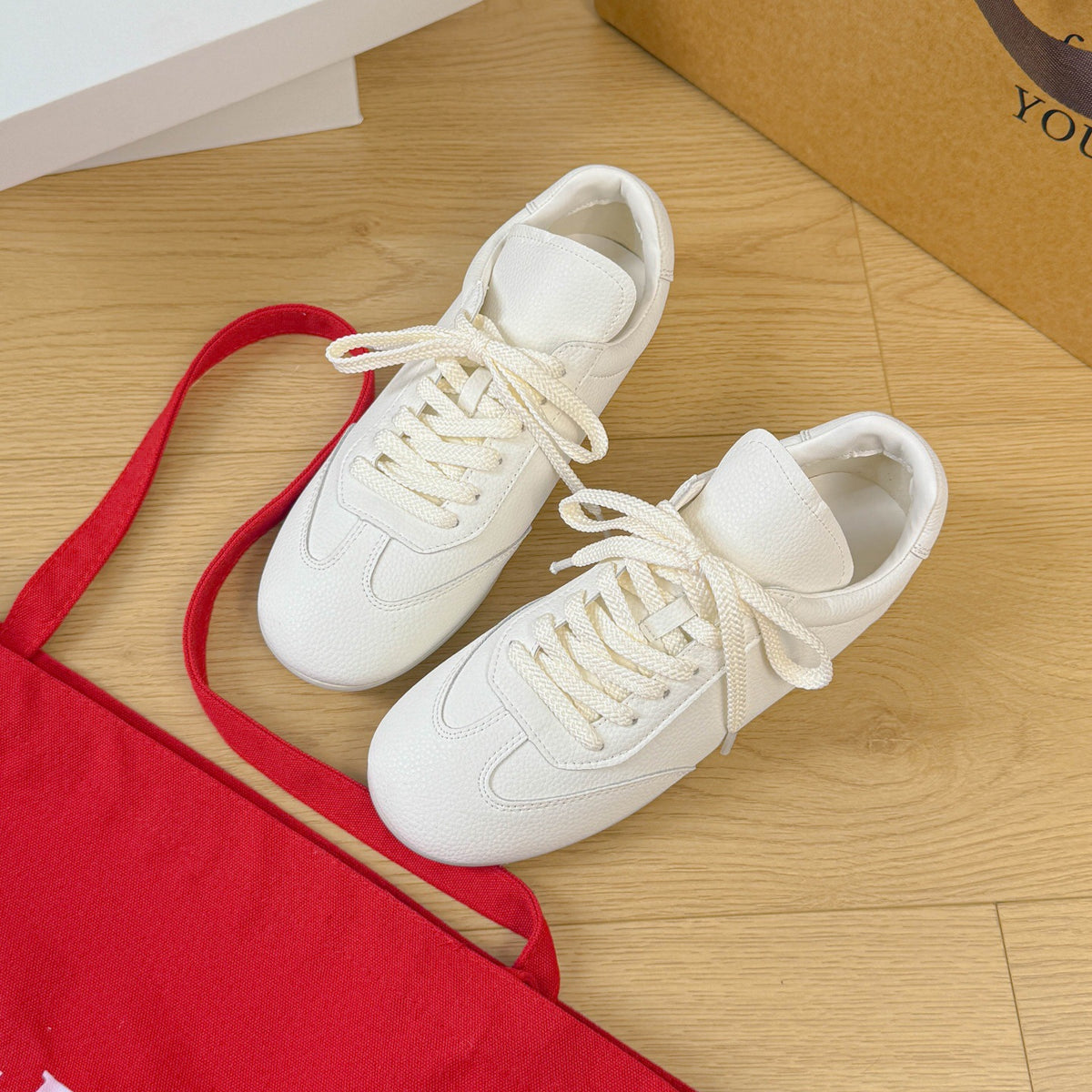 Women's Grape Platform Round Toe Heightened Easy Wear Sneakers