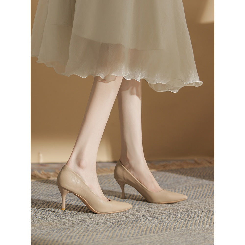 Women's Sexy French Style Not Tired High Stiletto Low-cut Women's Fashion Shoes