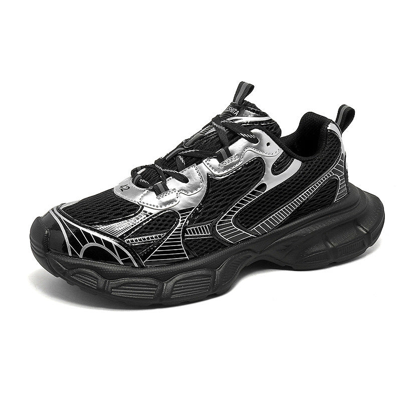 Men's Size Spring Breathable Trendy Large Dad Sneakers