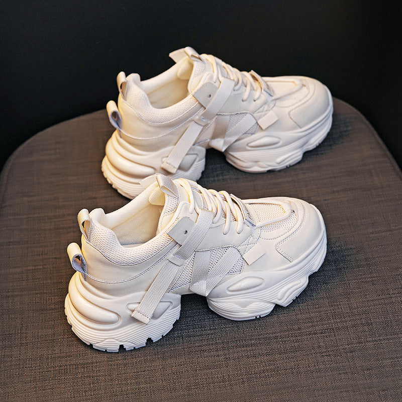 Women's Thick-soled Daddy Sports Small Versatile Height Increasing Sneakers