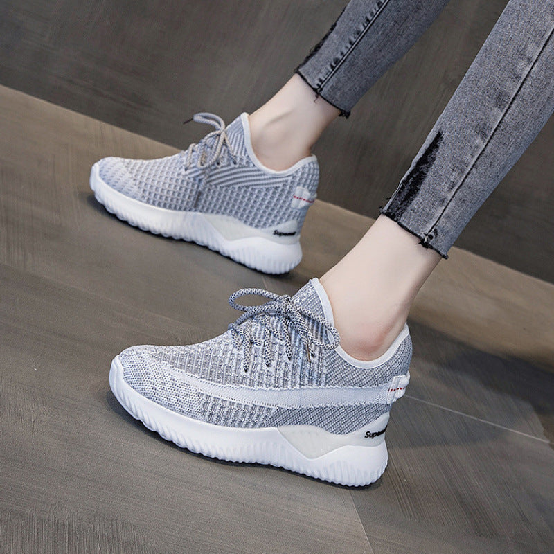 Attractive Women's Breathable Height Increasing Insole Women's Casual Shoes
