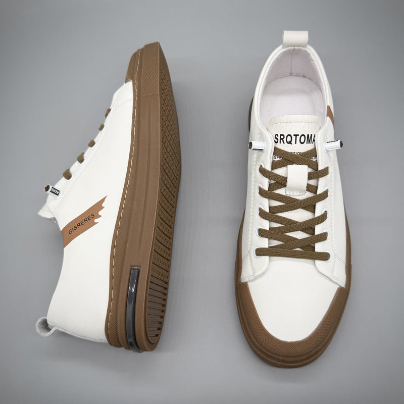 Men's Soft Bottom Breathable White Free Of Men's Shoes