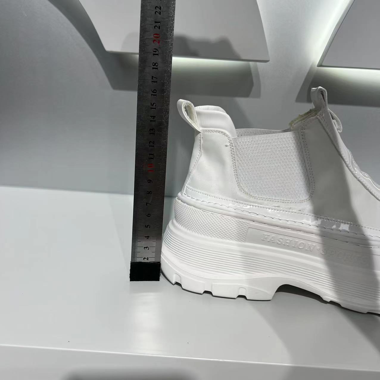 Men's Summer Shell Toe Low-cut Fashion Board Soft Back Thick Sneakers