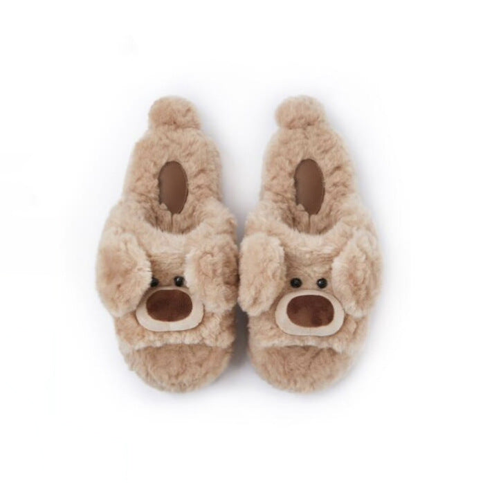 Women's Yu Cute Fluffy Outdoor Plush Platform Women's Shoes