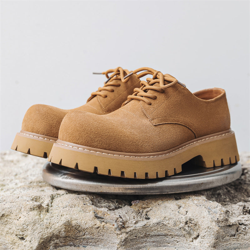 Men's Autumn Trendy Board Martin British Suede Men's Casual Leather Shoes