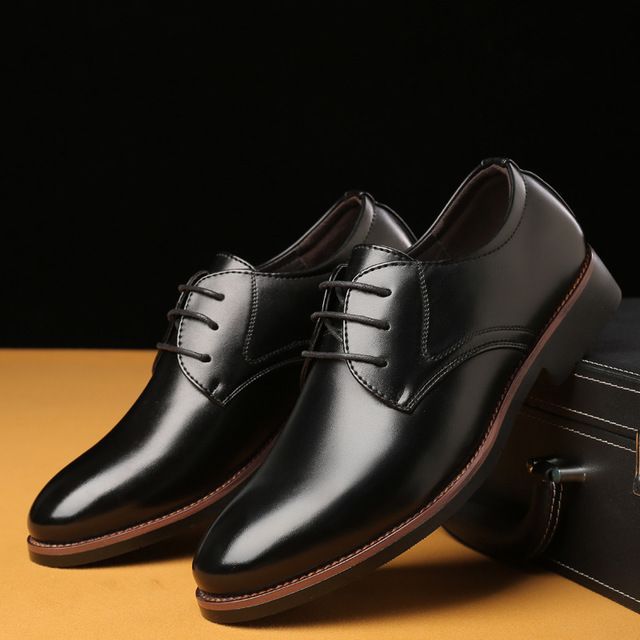Men's Extra Large Size Interview Formal Wear Men's Business Leather Shoes