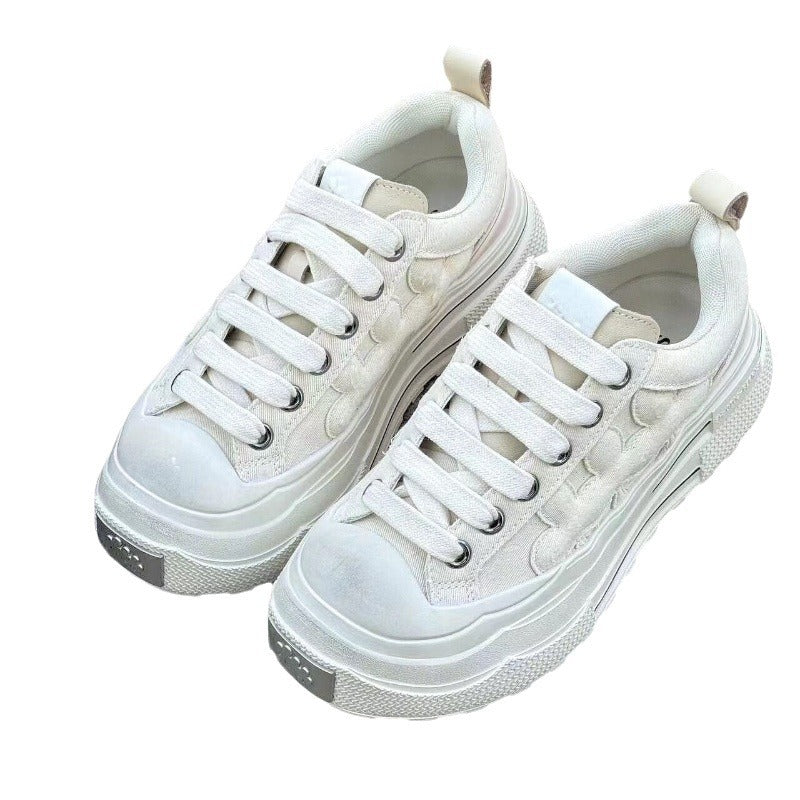Women's & Men's Goods Wang He's Thick-soled Versatile Small Sneakers