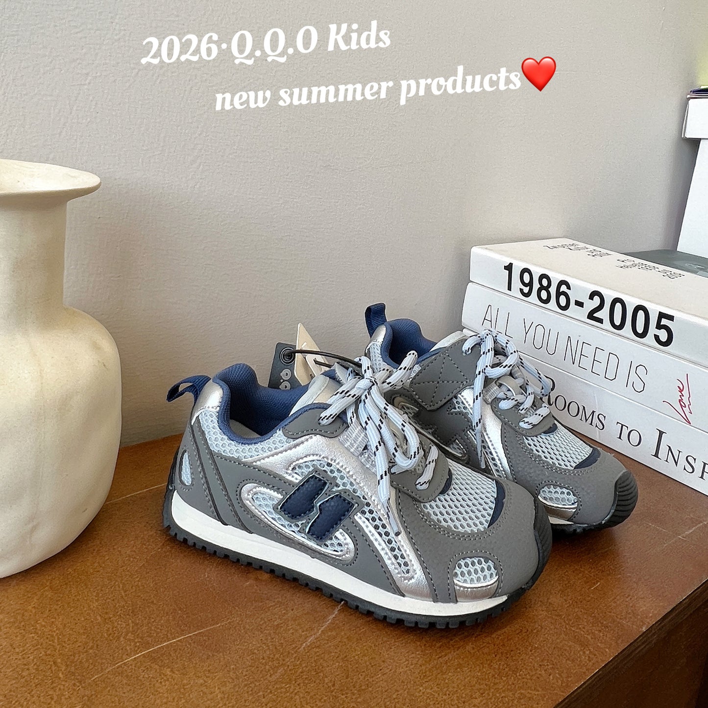 Children's Summer Classic Retro Boys Breathable Single Mesh Soft Children's Sports Shoes