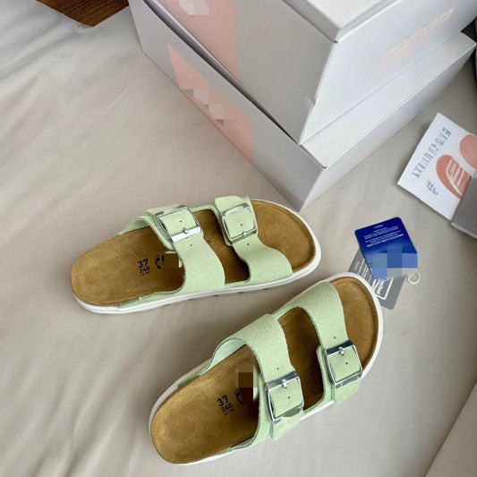 Women's Platform Summer Wear Fairy Large Size Flat Slippers