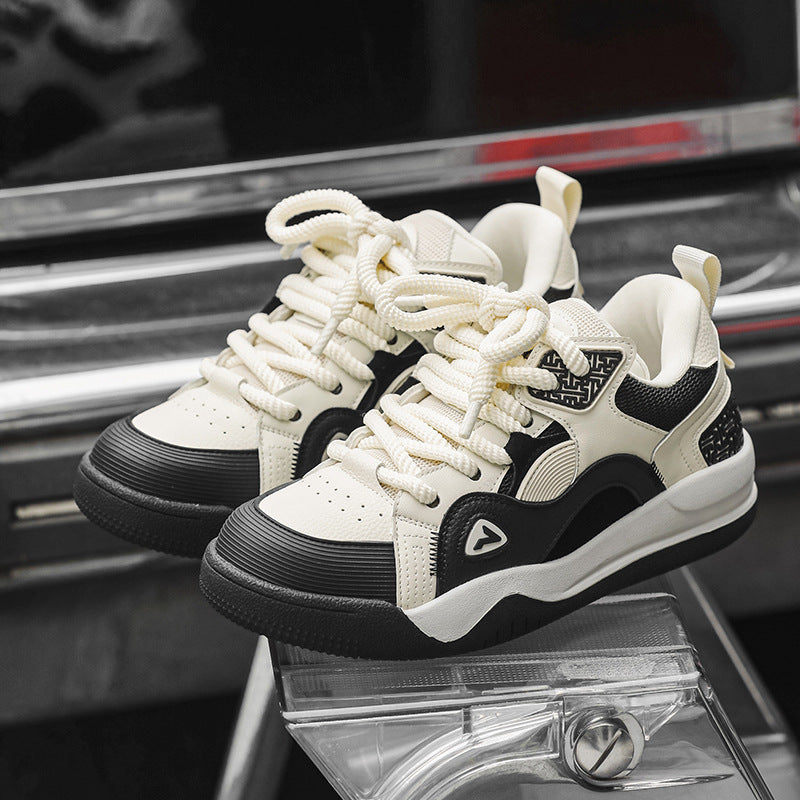 Men's National Fashion Bread Skateboard Versatile Sneakers
