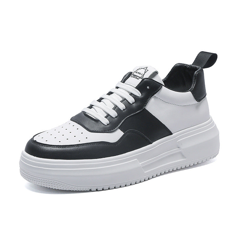 Men's Simple Air Force Niche Board Black Sneakers