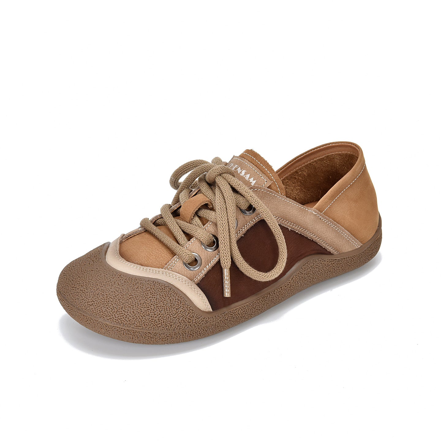 Women's Spring Retro Comfort Color Matching Front Breathable Flat Women's Casual Shoes